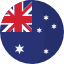 Australia circle flag icon