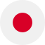 Japan circle flag icon