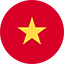 Vietnam circle flag icon